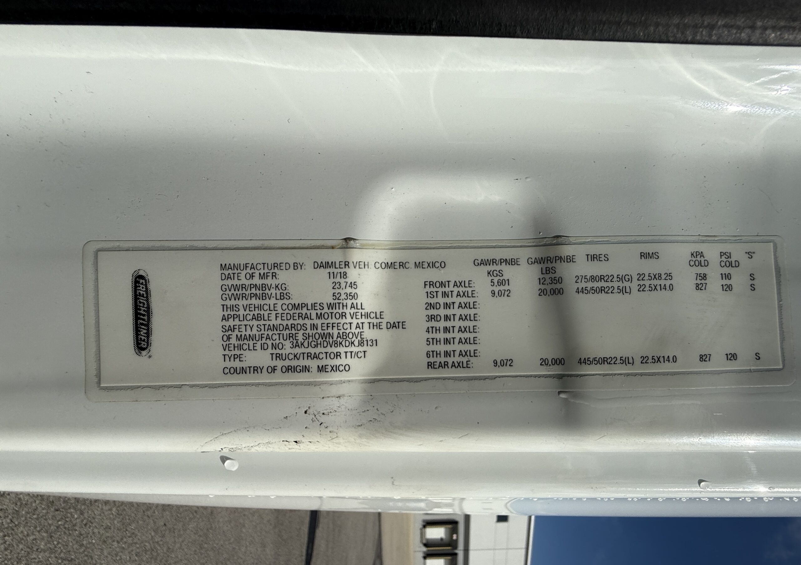 2019 FREIGHTLINER CASCADIA 113 CO10644 - Image 11