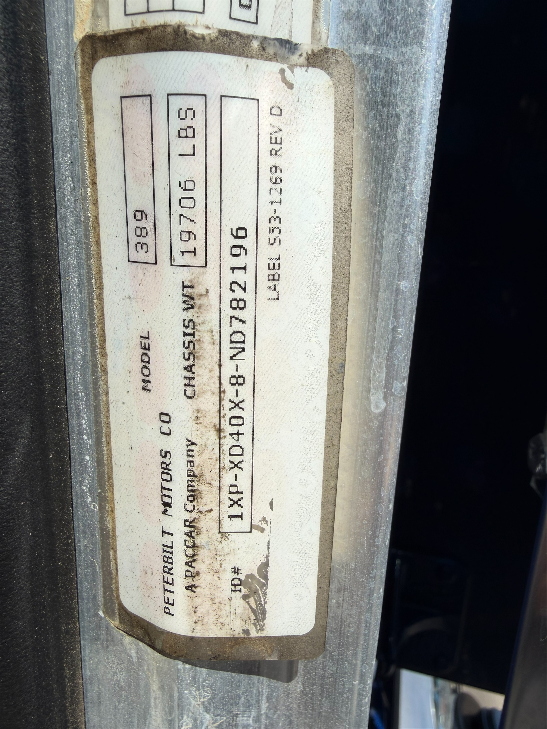 2022 PETERBILT 389 CO11275 - Image 9